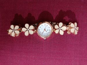 Regal White And Golden Watch