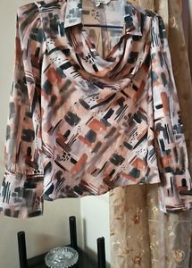 Abstract Print Blouse