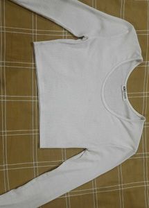 Women Full Sleeve Tank Crop Top