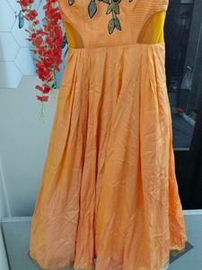 Embroidered Ethnic Gown For Party Wear 💃