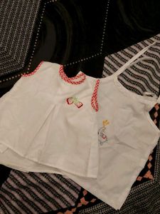 New Born Baby Paticoat And Langot