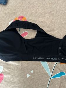 Front Open Bra- Black