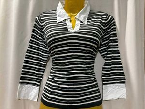 Striped Knit Sweater