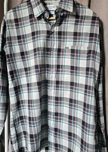 Lacoste Plaid Button-Down Shirt