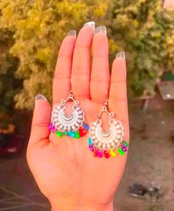 Combo Of  Earrings and Scrunchie
