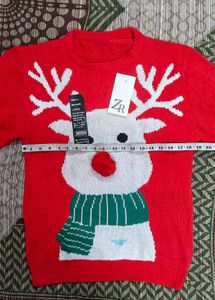 Festive Reindeer Christmas Sweater