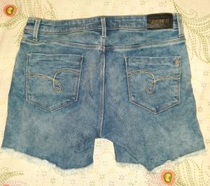 JEALOUS 21 BLUE DENIM HOT PANT