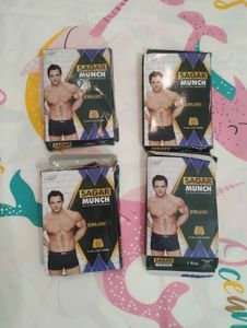 S, 80cm Size 5 Pack Brand Trunk For Men