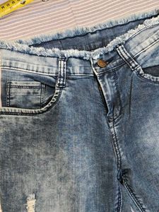 Distressed Denim Jeans