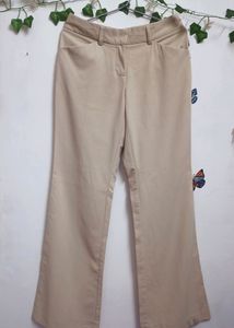 daisyfuentes | Aesthetic Beige Bootcut | Trousers