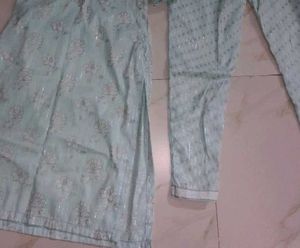 Floral 2 Piece Mirrorwork Kurti