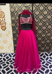 Pink Lehenga Choli Set