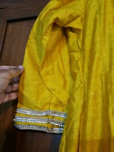 Elegant Yellow Ethnic Gown On Sale