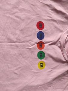 M&amp;M Graphic Tee - Pink
