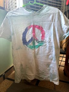 Peace Sign Tie-Dye Tee