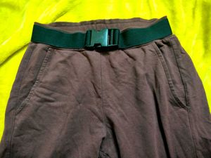 Maroon Cargo Joggers