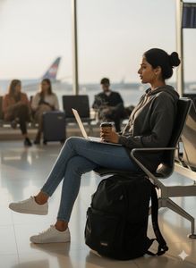 🌟Snag Your Style! EXPRESS &#34;Faded Sky&#34; Acid-Wash💙