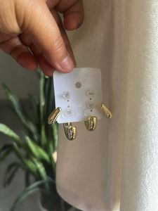 Gold Geometric Dangle Hoop Earrings