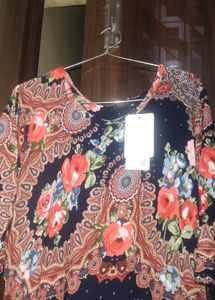 Floral Print Midi Dress