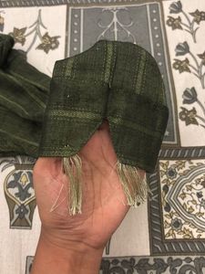Green Embroidered Kurta