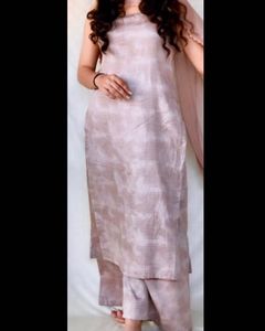 New Tan Peach Very Pretty Designer Suit Set