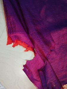 Pure Kanchi Pattu Saree 💜🧡