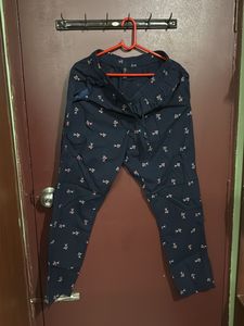Floral Print Casual Pants