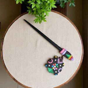 terracotta Hair pin with beautiful turtle design..