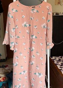 Elle Pink Floral Print Dress