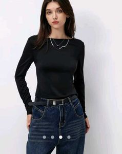 Elegant Black Long Sleeve Top