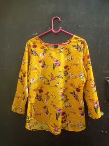 Yellow Flowery Tunic