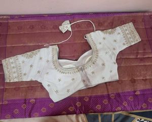 Embroidered White Blouse