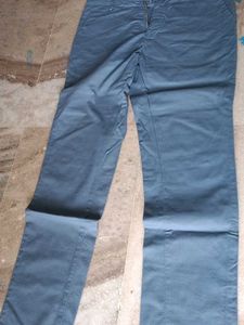Max Blue Casual Pants