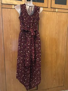 Floral Print Jumpsuit