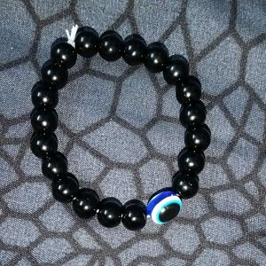 Evil Eye &amp; Dumbbell Bracelet