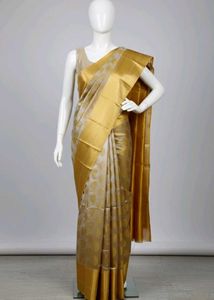 Elegant Gold Saree