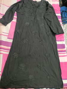 Pure Black Kurti