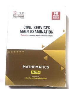 Civil Services Exam - Mathematics Paper I And ||