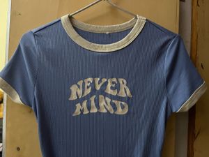 Blue "Never Mind" Bodysuit💙