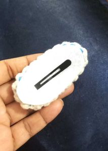 Crochet Flower Hairclips.