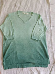 Green Ombre Knit Top