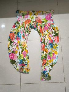 Floral Palazzo And Dupatta
