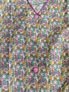 Cute Mulitcolor Floral Printed Top