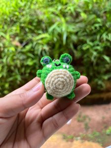 Crochet Froggy Handmade Amigurumi Keychain