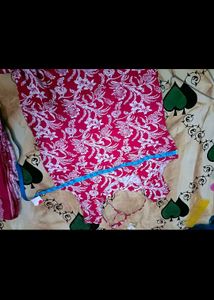 Beautiful Printed Suit With Dupatta In XXL Size