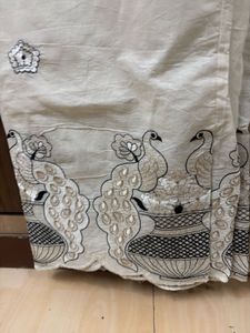 Elegant White Kurta Coord set