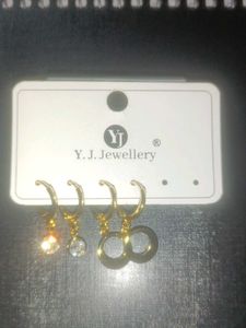 Y.J. Jewellery Hoop Earring Set