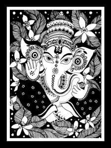 🖤 Lord Ganesha Matte Print (A3 Size) 🖤