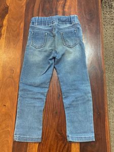 Kids Blue Denim Jeans For 3-5 Year Olds