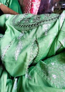 Frock Pant Dupatta Set